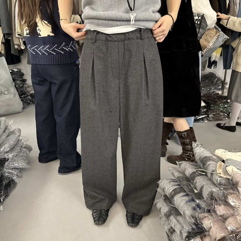 DOUBLE STANDARD/LE SMOKING/MAISONSTAFF東大門㊣代購女士新品職業休閑褲MAISONSTAFF休閑褲