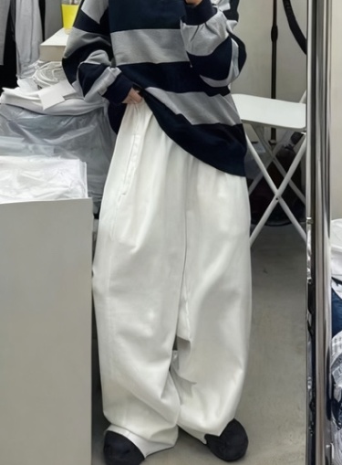 BREEZE東大門㊣代購女士新品熱賣推薦時尚休閑褲不加絨闊腿褲BREEZE休閑褲