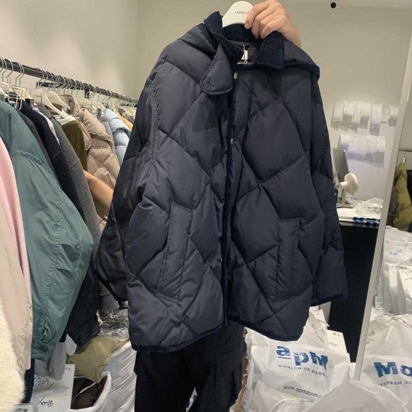 GABRIELLE韓國代購㊣女士新款時尚熱賣25秋冬職業長款羽絨服絨GABRIELLE長款羽絨服