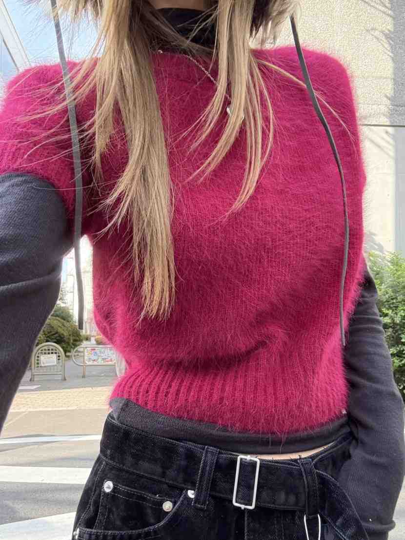 ZEROZERO韓國代購㊣女士新款熱賣職業針織衫不含內搭安哥拉ZEROZERO針織衫