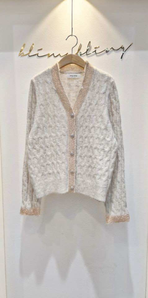 RICO東大門㊣代購女裝新款25秋冬熱賣職業人氣推薦時尚針織衫bling bling/RICO針織衫