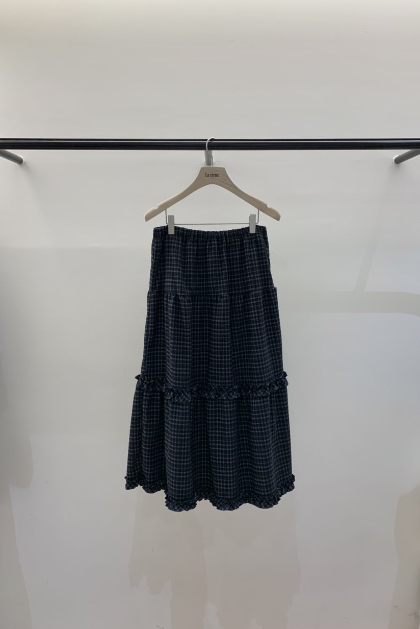 LA CREME韓國直郵㊣女士新品職業時尚人氣25秋冬推薦休閑長裙LA CREME長裙