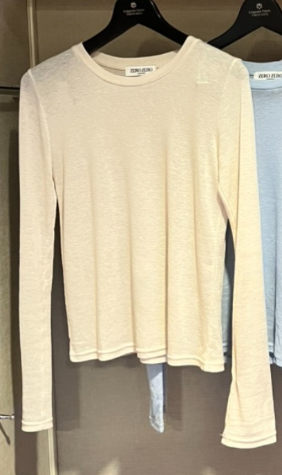 ZEROZERO東大門㊣代購女裝新品熱賣職業25秋冬T恤不含內搭羊毛ZEROZEROT恤