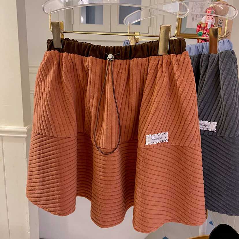 BOUTIQUE-L東大門㊣代購女裝新品熱賣25秋冬人氣時尚休閑短裙BOUTIQUE-L短裙