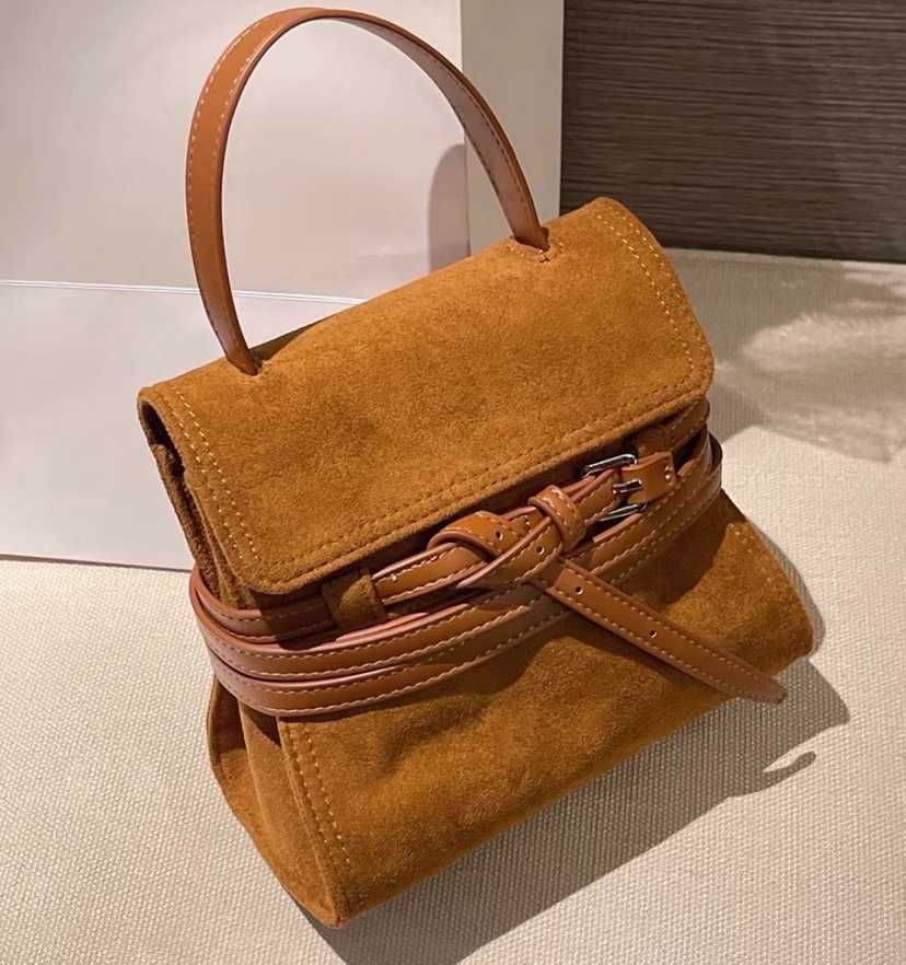 AWESOME-L韓國直郵㊣女士新款職業推薦25秋冬手拿包腋下包麂皮AWESOME-L手拿包/腋下包