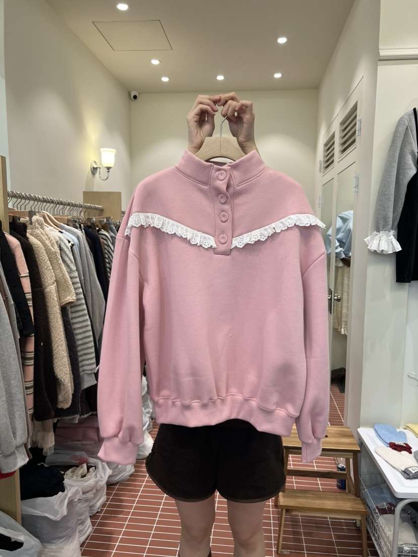 BE&amp;BE東大門㊣代購女裝新品25秋冬人氣時尚推薦休閑衛衣BE&be衛衣