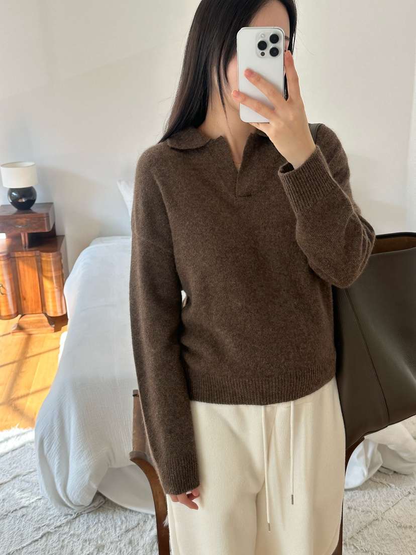 LE VASE東大門㊣實拍女裝新品25秋冬熱賣人氣職業推薦針織衫LE VASE針織衫