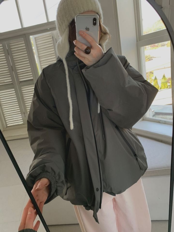 MARE東大門㊣代購女士新品推薦25秋冬人氣熱賣短款羽絨服兜帽MARE短款羽絨服