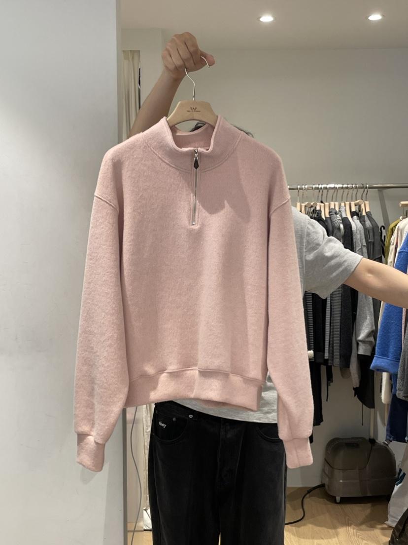 TAF東大門㊣實拍女士新品推薦職業時尚休閑人氣25秋冬衛衣拉鏈TAF衛衣