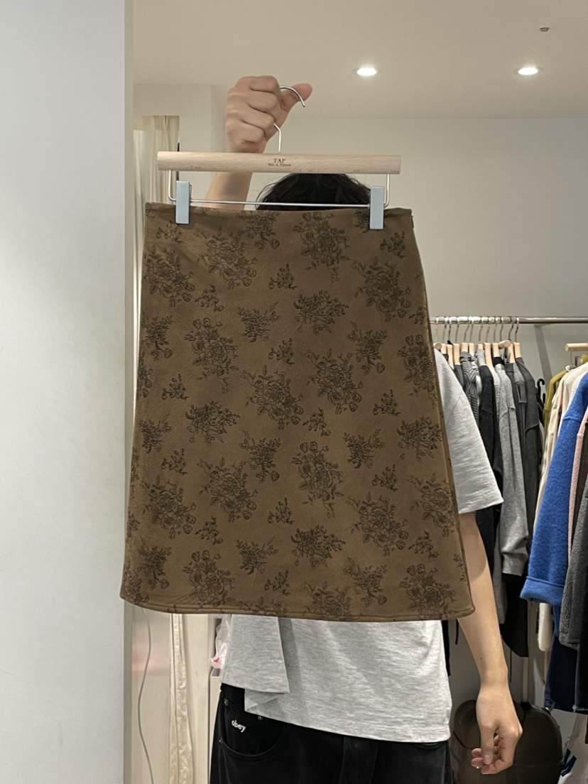 TAF東大門㊣實拍女士新款休閑25秋冬人氣時尚推薦半身裙中短裙TAF半身裙/中短裙