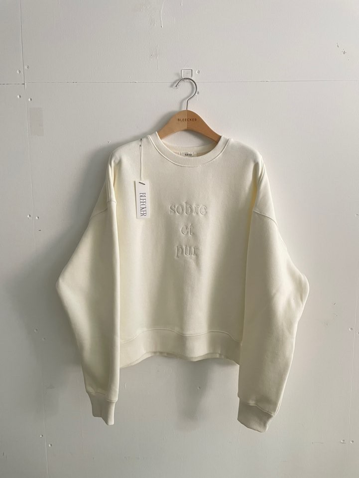 BLEECKER韓國直郵㊣女士新品時尚熱賣25秋冬人氣休閑職業衛衣BLEECKER衛衣