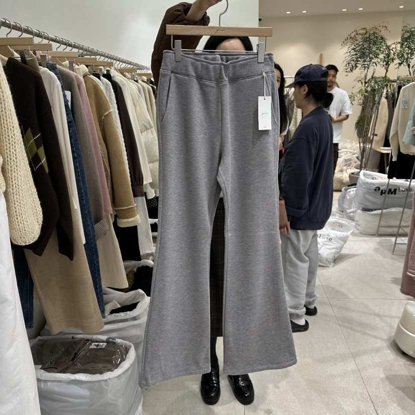 GRACIA韓國代購㊣女士新品休閑推薦熱賣時尚休閑褲加絨羊毛GRACIA休閑褲