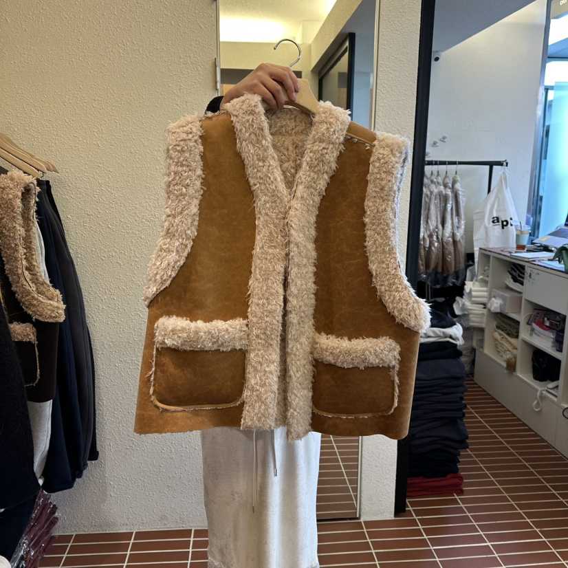 CHOI-L韓國直郵㊣女士新品時尚休閑職業25秋冬人氣馬甲雙面CHOI馬甲