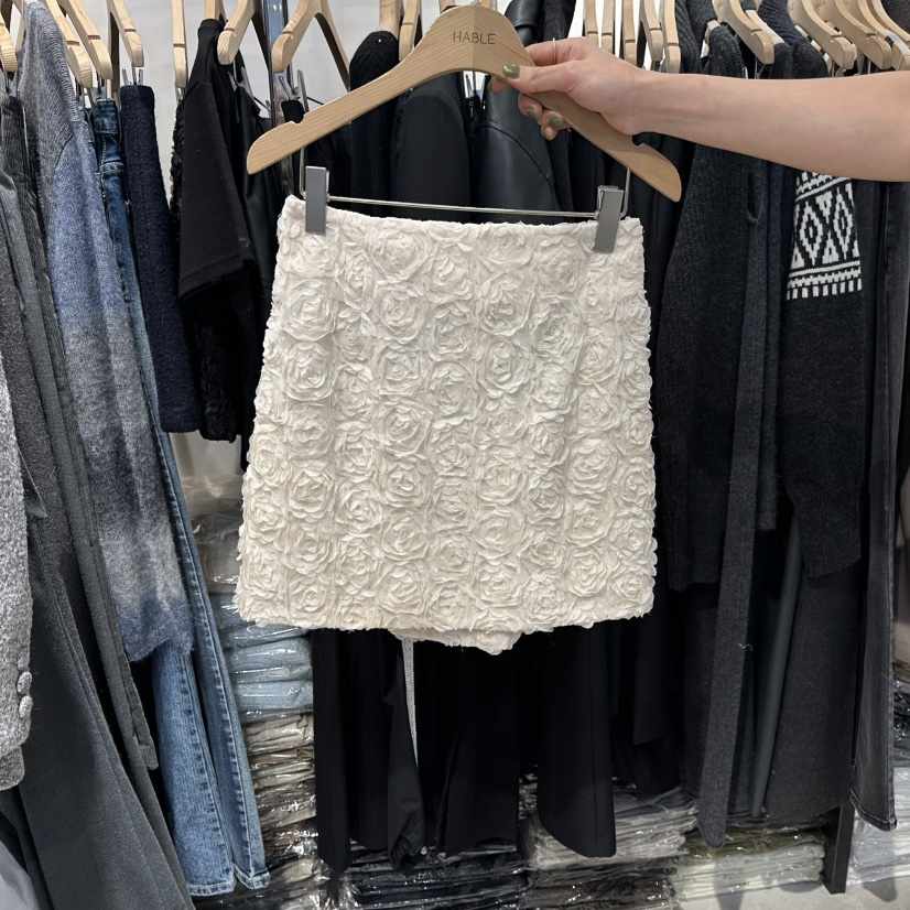 HABLE東大門㊣代購女裝新款時尚推薦熱賣職業25秋冬休閑短裙HABLE短裙