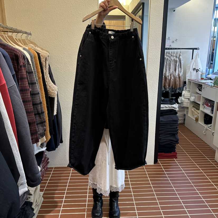 CHOI-L東大門㊣直郵女士新品休閑職業25秋冬推薦休閑褲抓絨CHOI休閑褲