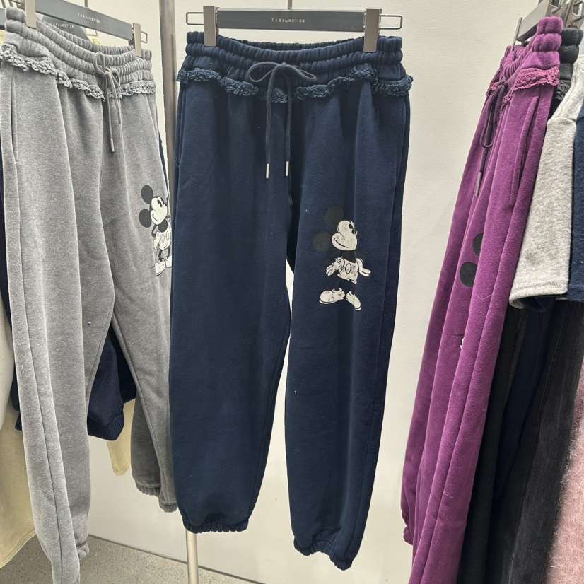 TARABY MOTION韓國代購㊣女士新品推薦熱賣25秋冬休閑褲加絨TARABY MOTION休閑褲