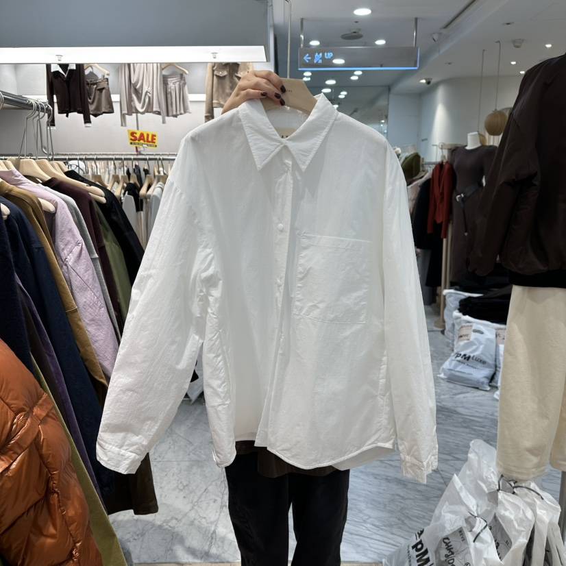 REVE-L東大門㊣代購女裝新款人氣時尚熱賣休閑襯衫蕾絲衫棉REVE-L襯衫/蕾絲衫