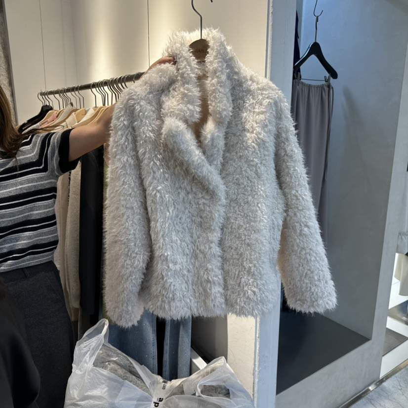 HABLE韓國直郵㊣女裝新款人氣熱賣25秋冬時尚推薦職業短款大衣HABLE短款大衣