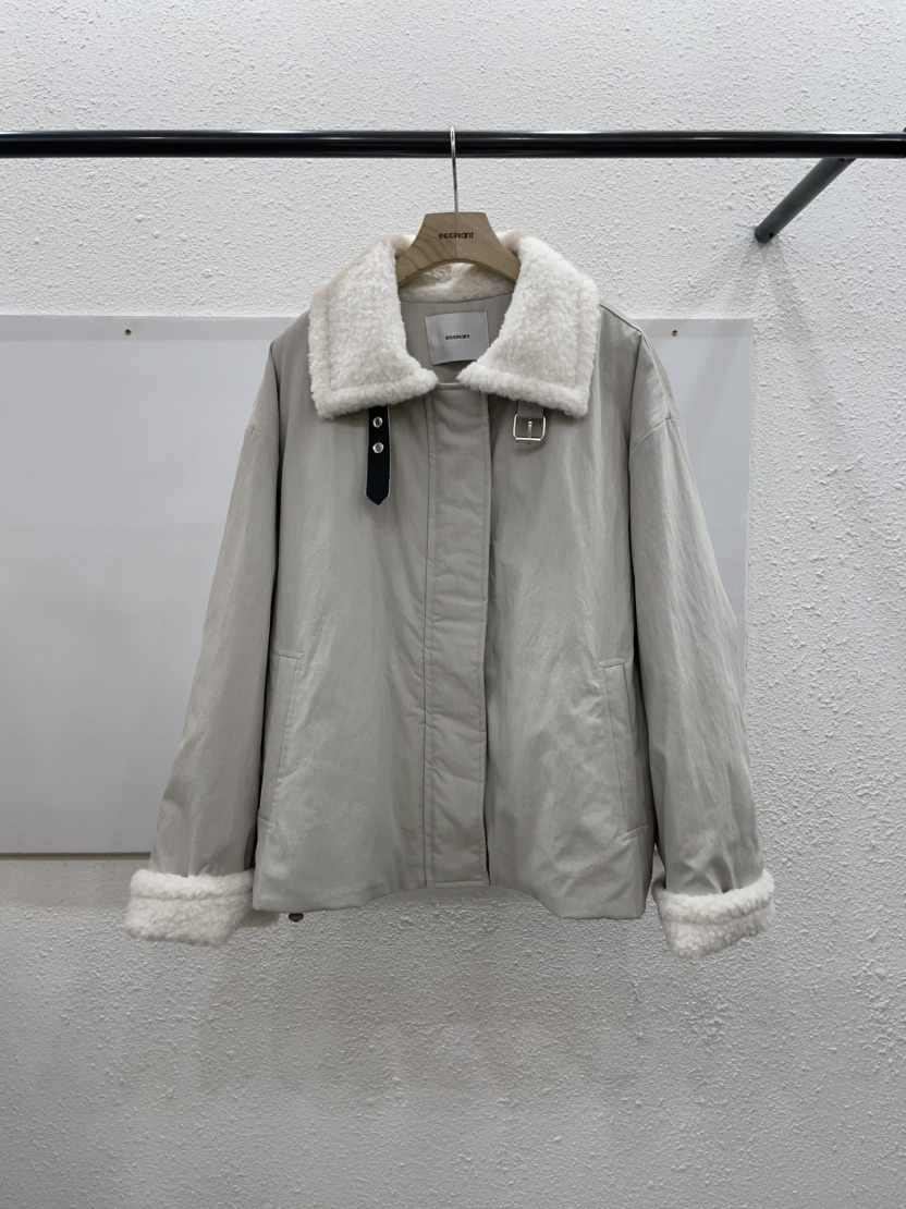 EGGPLANT韓國代購㊣女士新款時尚25秋冬推薦熱賣人氣夾克夾棉EGGPLANT夾克