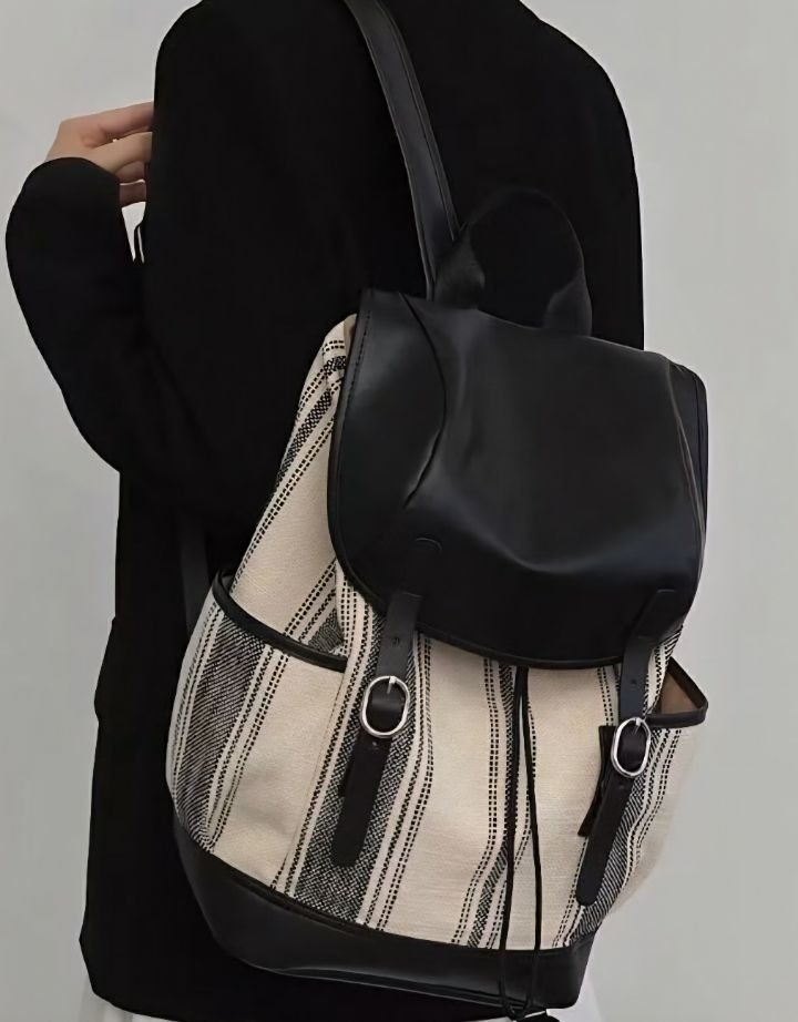 TROUVAILLE東大門㊣代購女士新品時尚職業熱賣雙肩背包牛皮TROUVAILLE雙肩背包