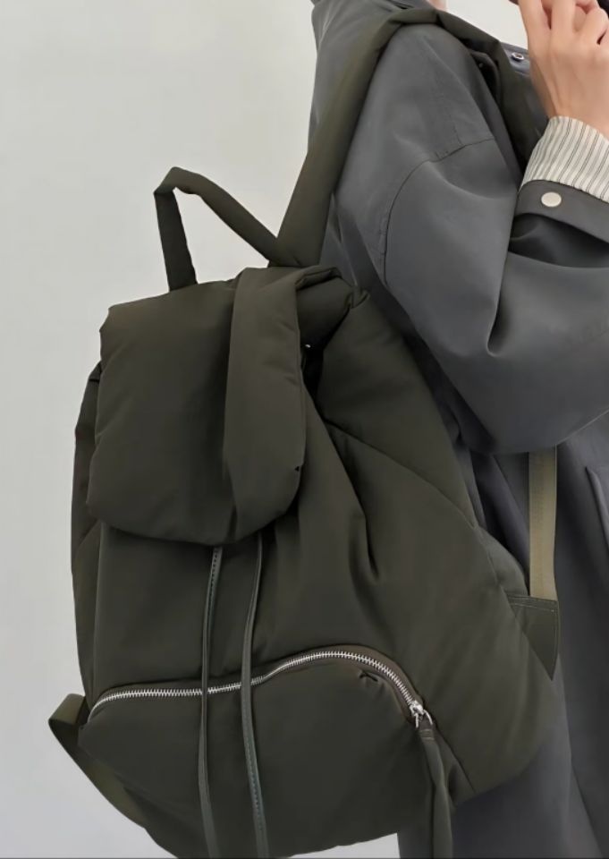 TROUVAILLE東大門㊣代購女士新品職業時尚25秋冬人氣雙肩背包TROUVAILLE雙肩背包