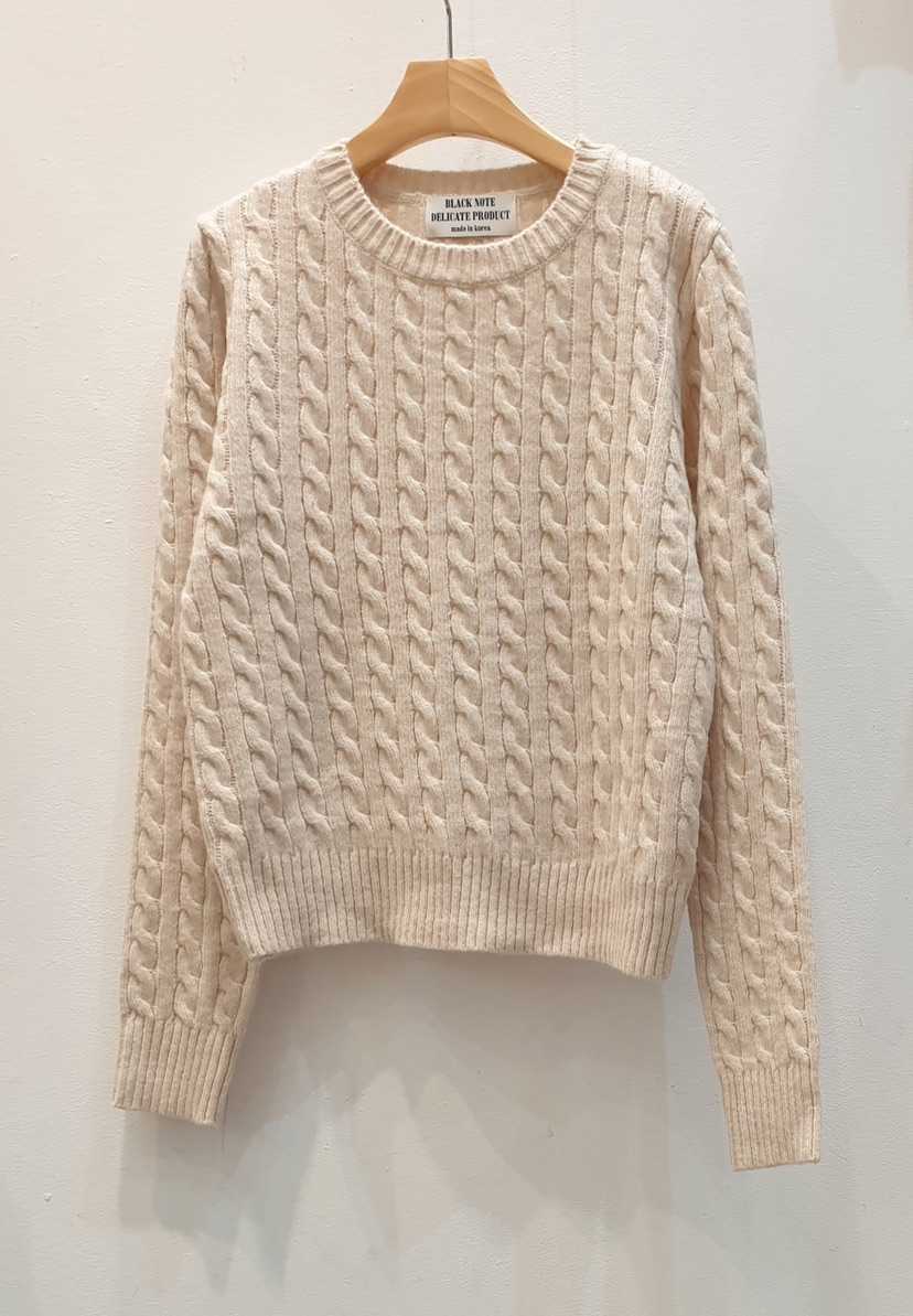 BLACK NOTE韓國直郵㊣女裝新款休閑25秋冬推薦時尚針織衫羊毛BLACK NOTE針織衫