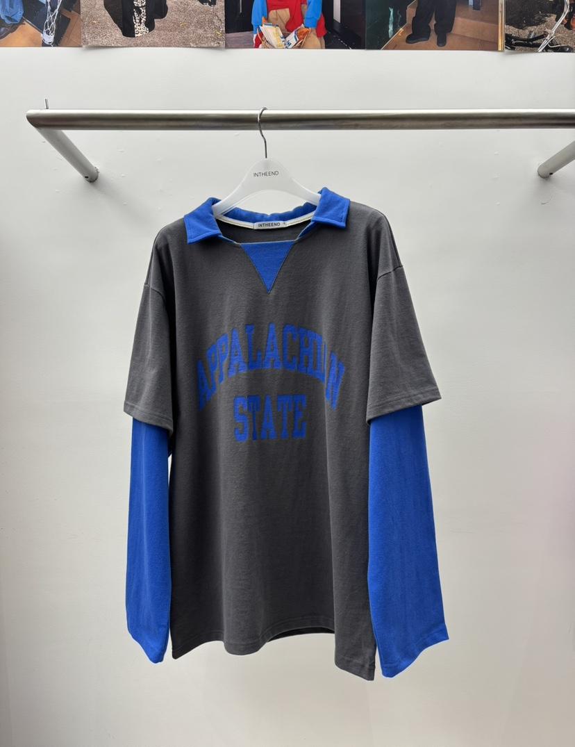 INTHEEND韓國代購㊣女士新款時尚推薦休閑25秋冬熱賣長袖T恤INTHEEND長袖T恤