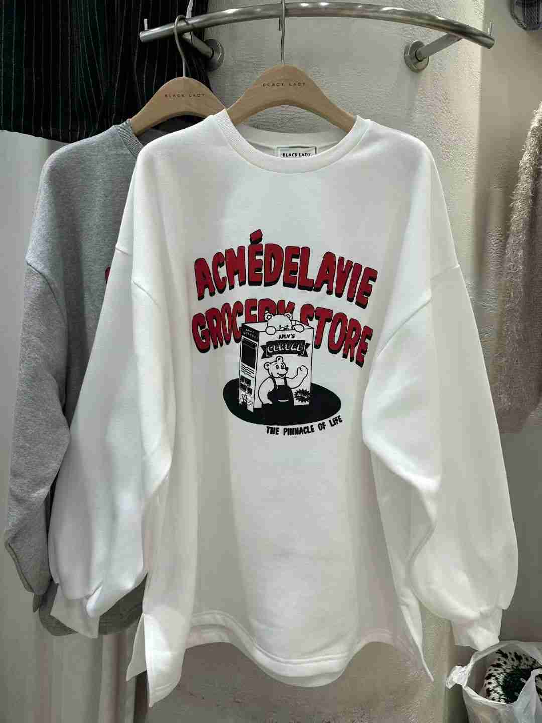 BLACK LADY東大門㊣直郵女士新款職業熱賣推薦時尚長袖T恤BLACK LADY長袖T恤