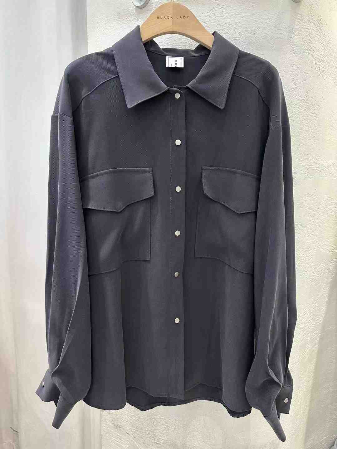 BLACK LADY韓國直郵㊣女裝新品熱賣休閑人氣25秋冬襯衫蕾絲衫BLACK LADY襯衫/蕾絲衫