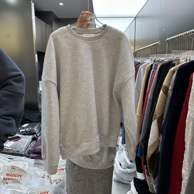 MADCITY東大門㊣實拍女裝新品推薦人氣熱賣休閑25秋冬職業衛衣MADCITY衛衣