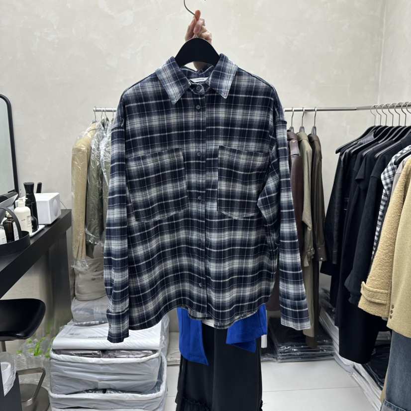 MARINER韓國直郵㊣女裝新品熱賣職業人氣時尚襯衫蕾絲衫法蘭絨MARINER襯衫/蕾絲衫