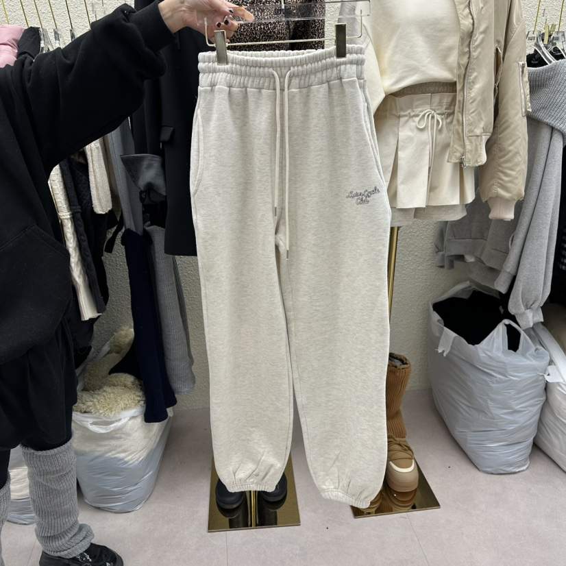 DRAWING東大門㊣實拍女裝新款人氣休閑25秋冬時尚休閑褲加絨DRAWING休閑褲