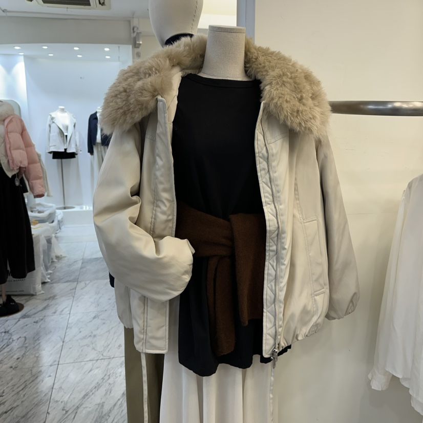 THE LOW東大門㊣實拍女士新品25秋冬人氣休閑推薦短款羽絨服THE LOW短款羽絨服