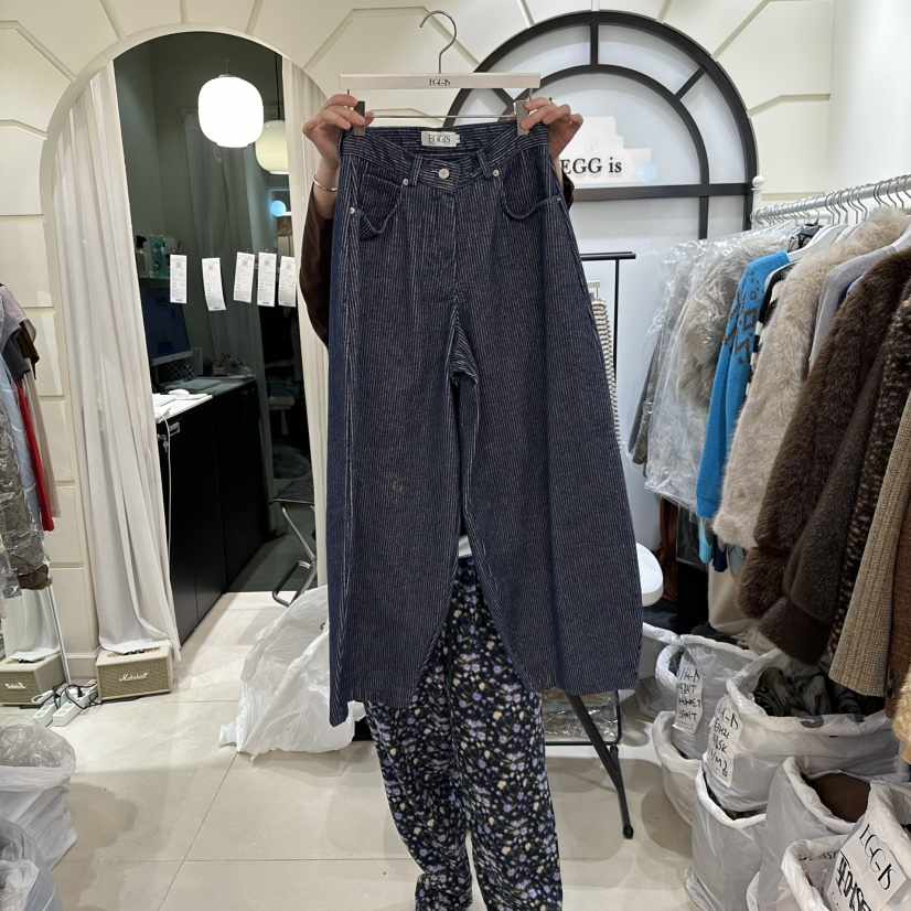 EGG IS韓國代購㊣女裝新款職業時尚25秋冬休閑人氣熱賣休閑褲EGG IS休閑褲