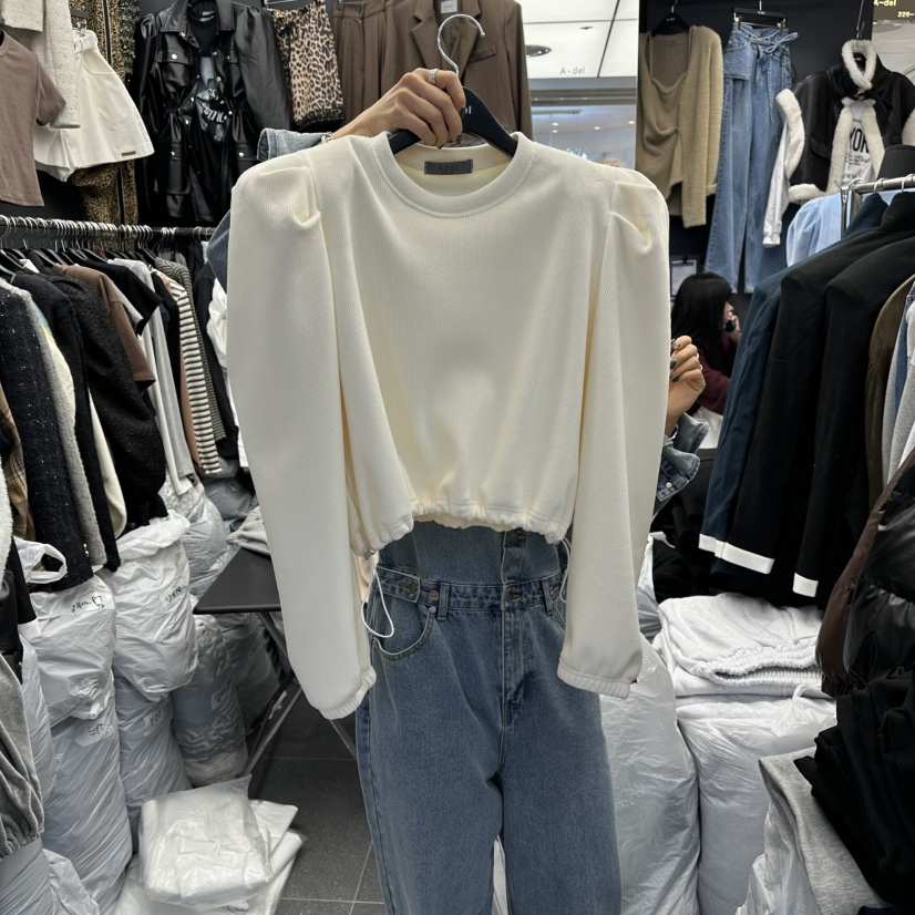 A-DEL東大門㊣實拍女士新款時尚推薦人氣休閑熱賣衛衣加絨A-DEL衛衣