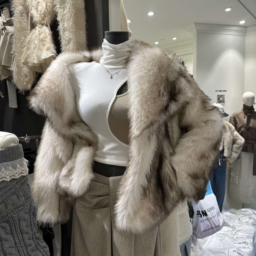 RARE CLOSET韓國直郵㊣女裝新款時尚熱賣職業25秋冬短款大衣RARE CLOSET短款大衣