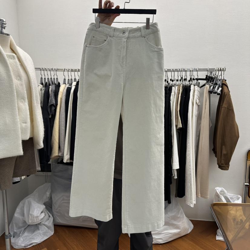 MOANA韓國直郵㊣女裝新品推薦休閑熱賣職業時尚休閑褲燈心絨MOANA休閑褲