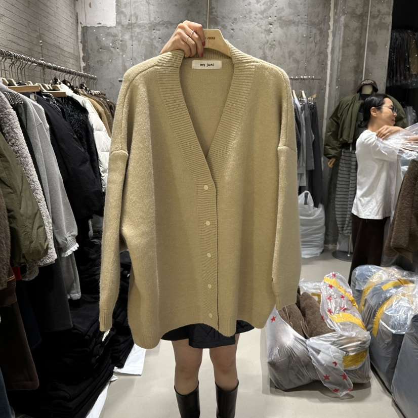 JUNI韓國直郵㊣女士新品職業熱賣25秋冬時尚休閑人氣針織衫my juni針織衫