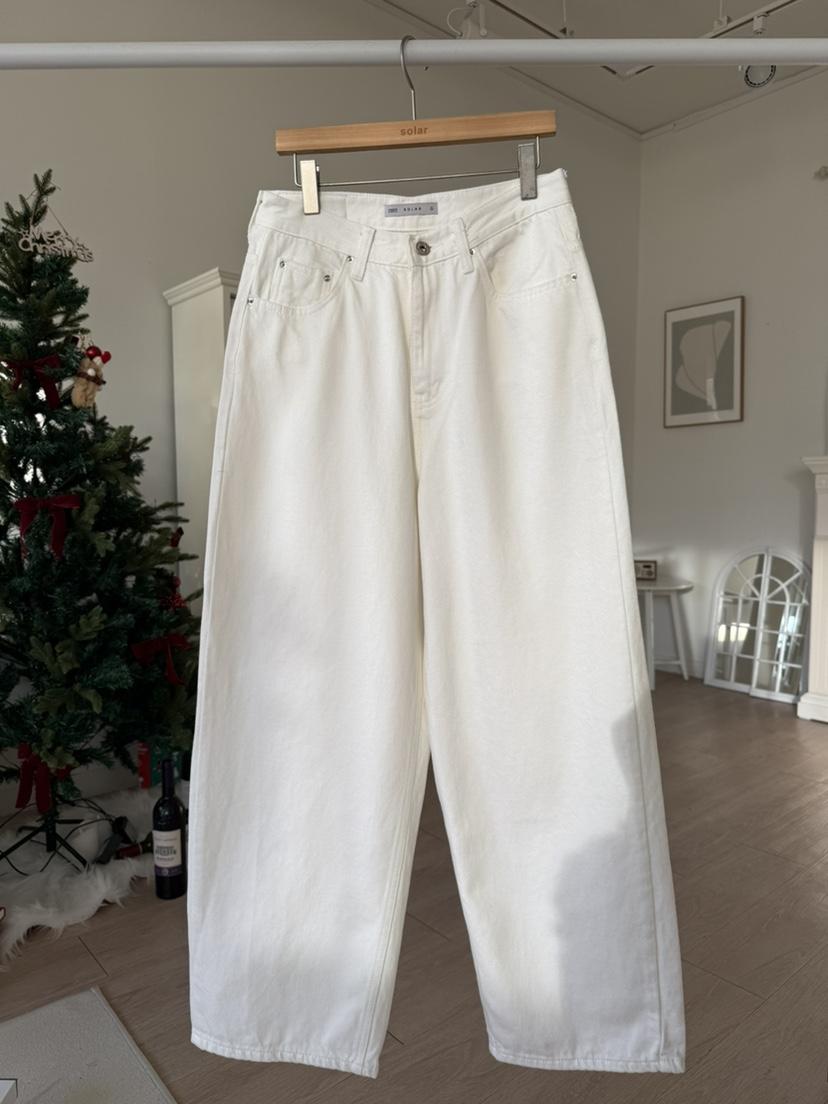 SOLAR韓國直郵㊣女士新款職業推薦時尚25秋冬人氣休閑牛仔褲SOLAR牛仔褲