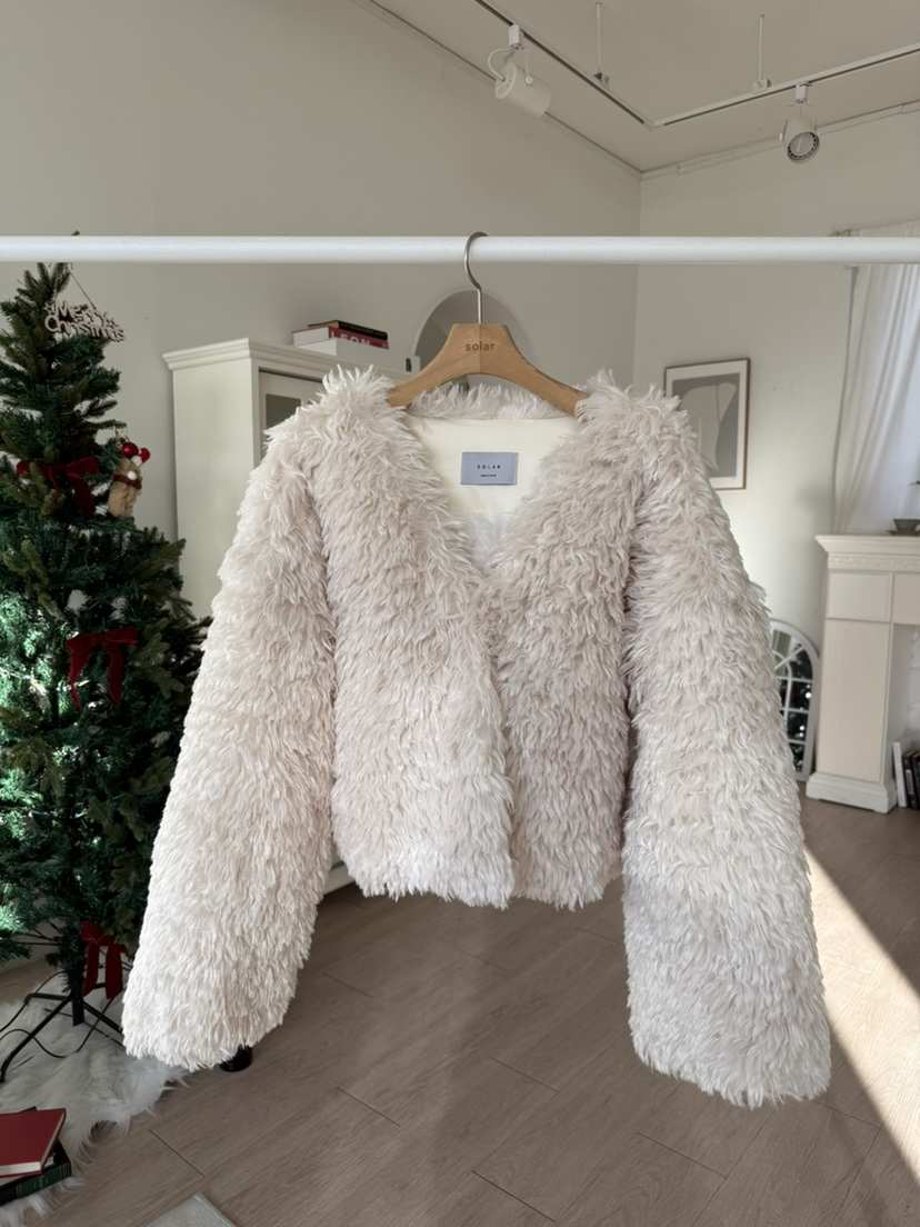 SOLAR韓國代購㊣女士新品休閑25秋冬熱賣人氣時尚推薦短款大衣SOLAR短款大衣