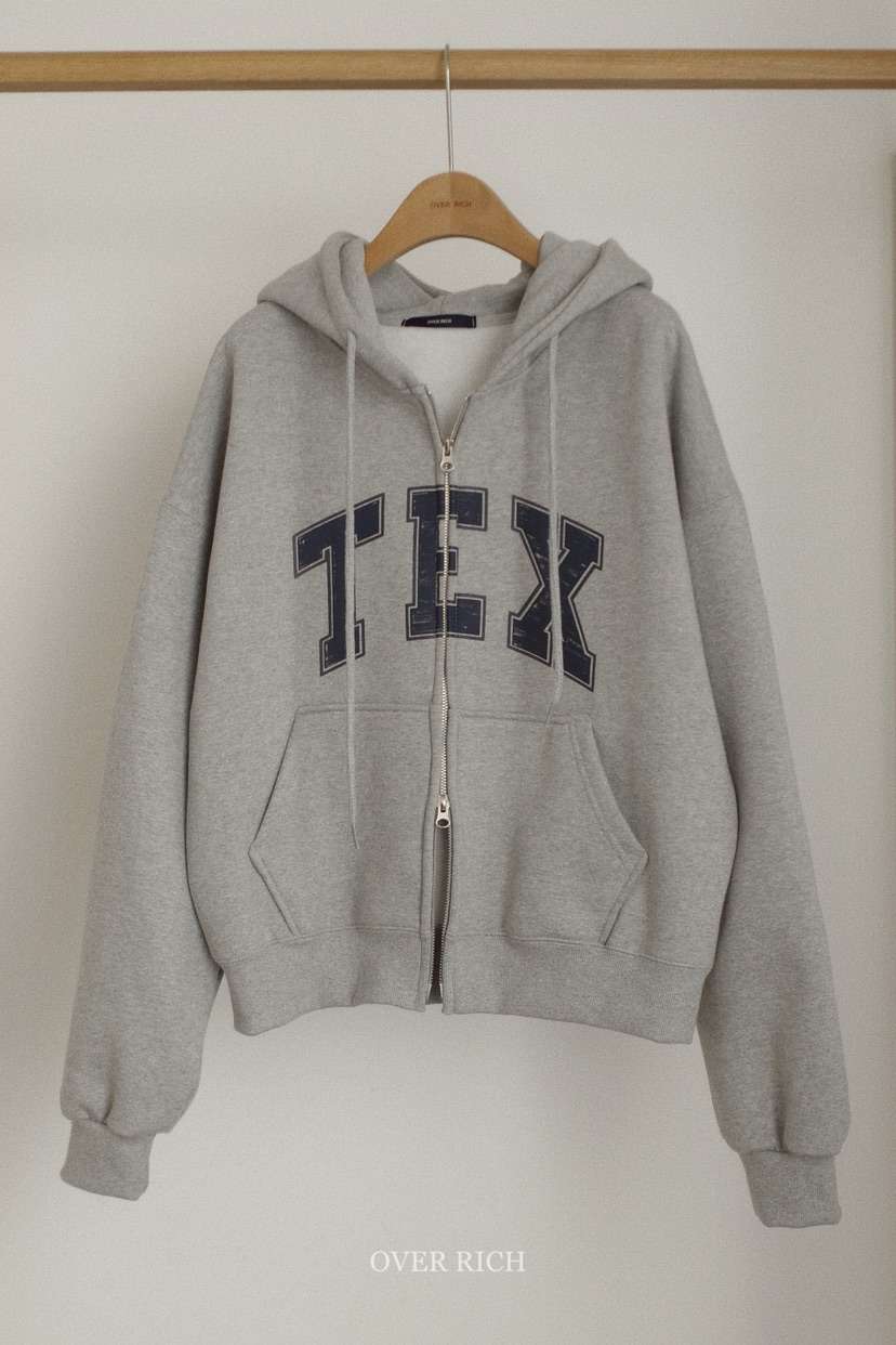 OVER RICH東大門㊣直郵女裝新款25秋冬推薦熱賣夾克拉鏈連帽OVER RICH夾克