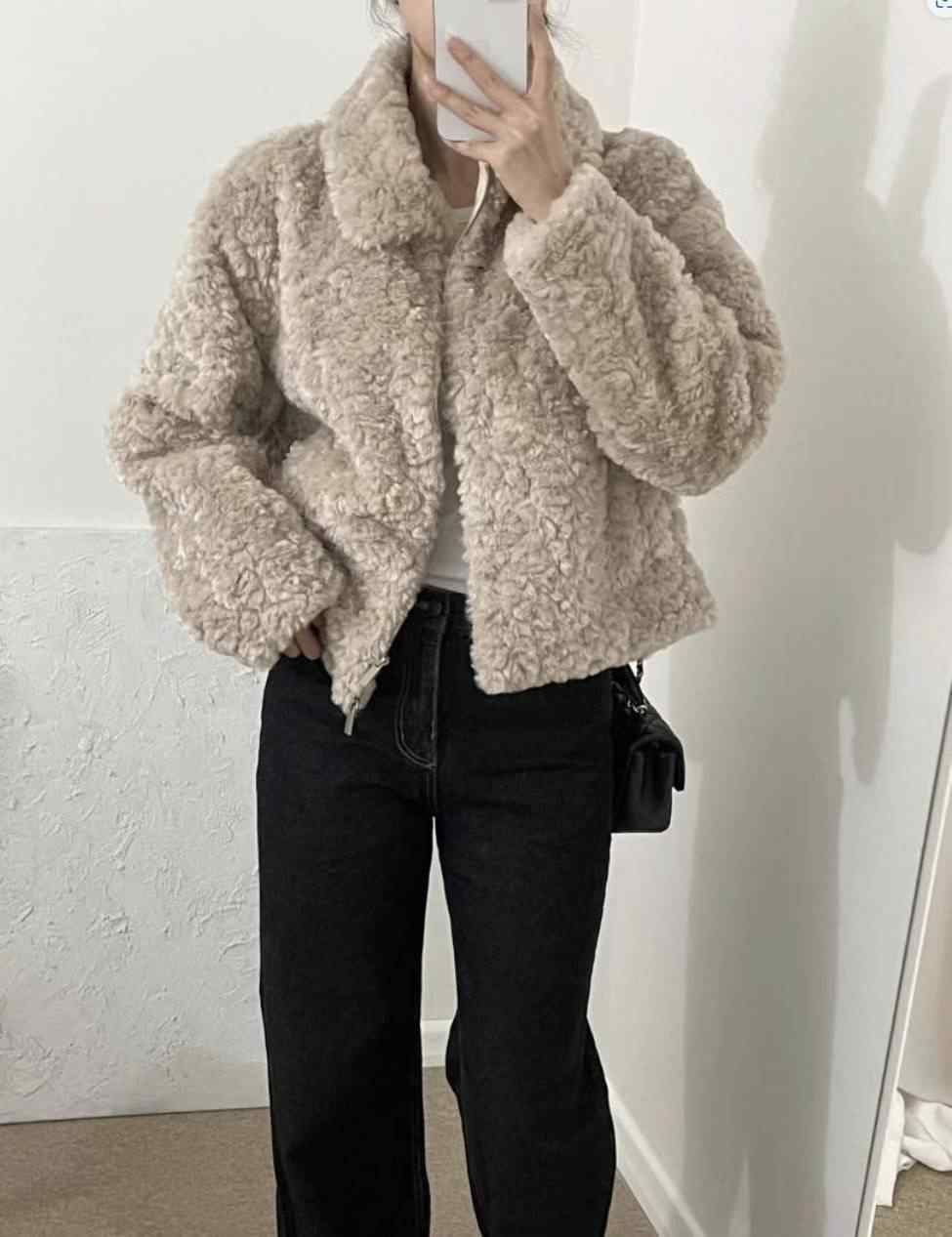 LAURENT東大門㊣直郵女士新款熱賣25秋冬休閑時尚推薦短款大衣LAURENT短款大衣