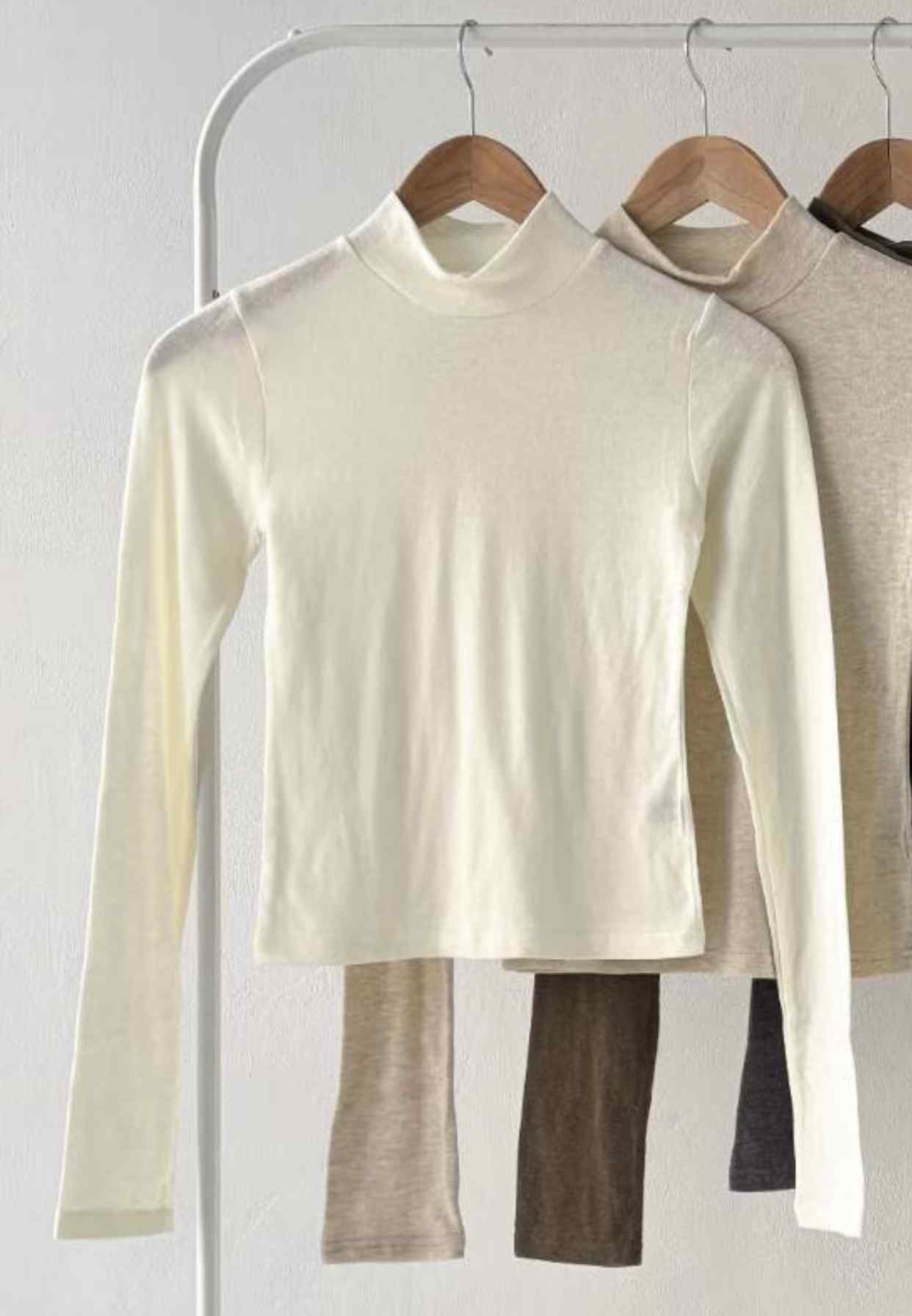 LAURENT韓國直郵㊣女裝新款25秋冬休閑時尚職業人氣長袖T恤LAURENT長袖T恤