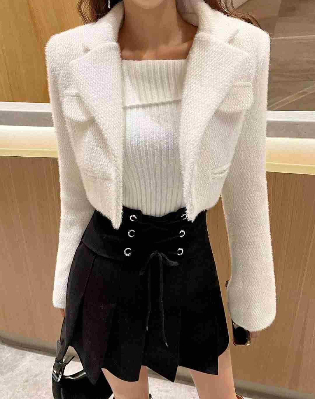 LAURENT韓國直郵㊣女士新款熱賣人氣25秋冬休閑時尚推薦夾克LAURENT夾克