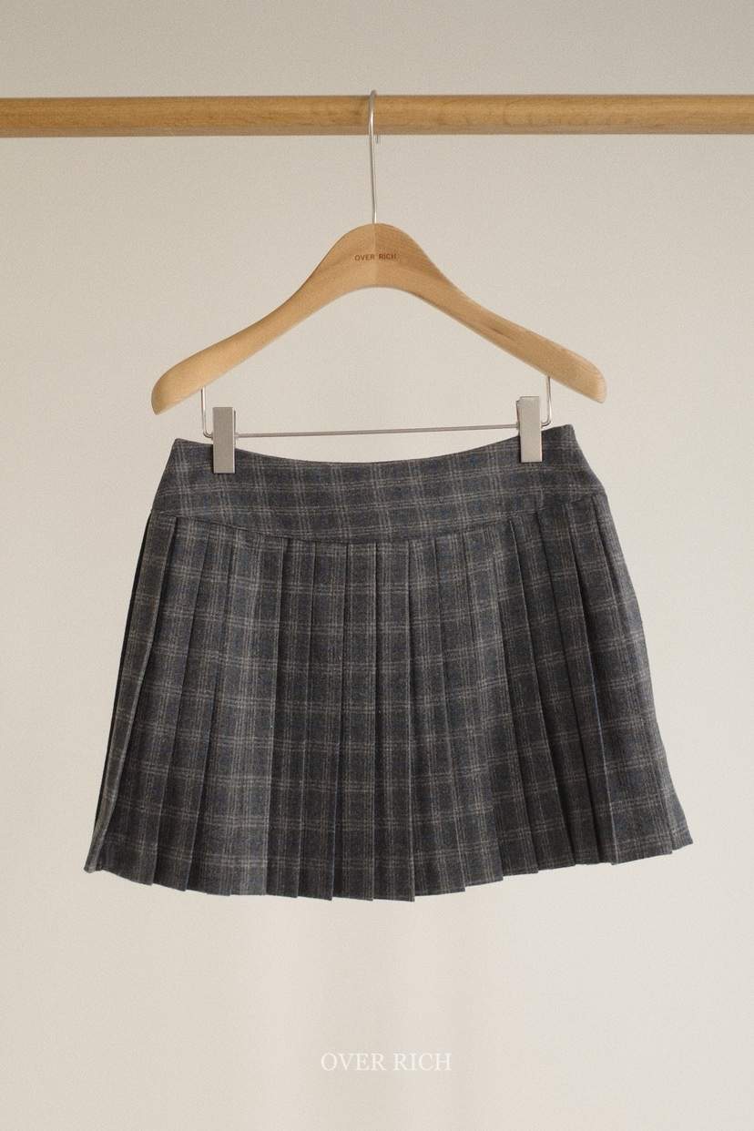 OVER RICH東大門㊣代購女士新款熱賣時尚職業25秋冬推薦短裙OVER RICH短裙