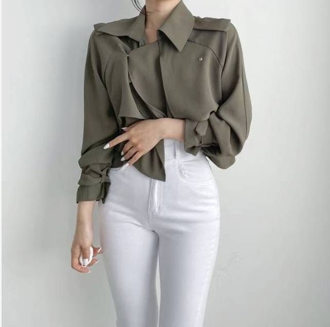 LAURENT韓國直郵㊣女士新品職業熱賣推薦人氣休閑時尚25秋冬夾克LAURENT夾克