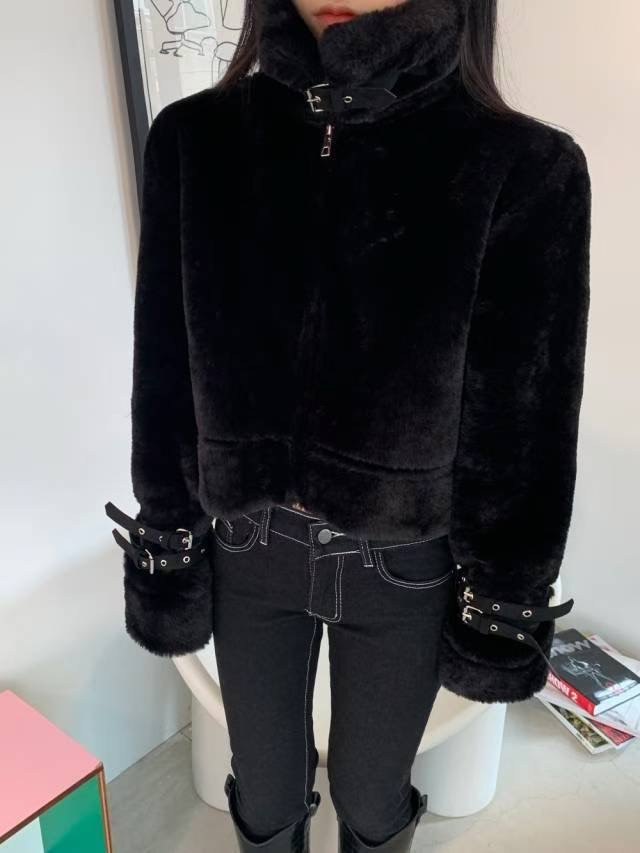 LAURENT韓國代購㊣女士新款人氣推薦熱賣25秋冬職業短款大衣LAURENT短款大衣