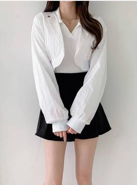 LAURENT韓國代購㊣女士新款熱賣25秋冬人氣職業時尚休閑夾克LAURENT夾克