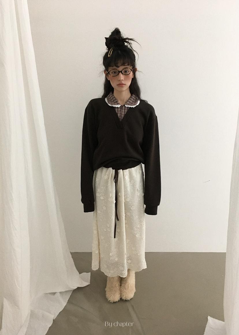 BY CHAPTER韓國直郵㊣女裝新品休閑職業熱賣人氣衛衣假兩件BY Chapter衛衣