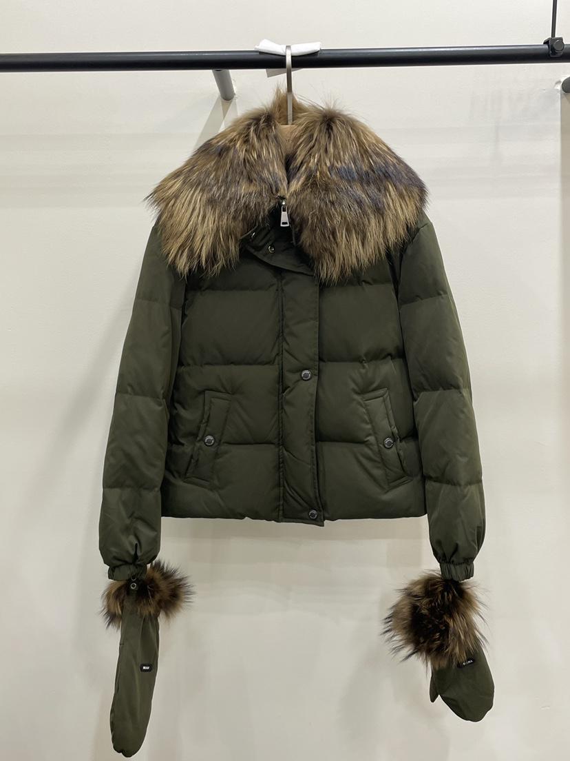 PERSON韓國代購㊣女裝新品人氣推薦職業25秋冬短款羽絨服浣熊PERSON短款羽絨服